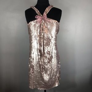 Free People intimate sequins mini dress size L
